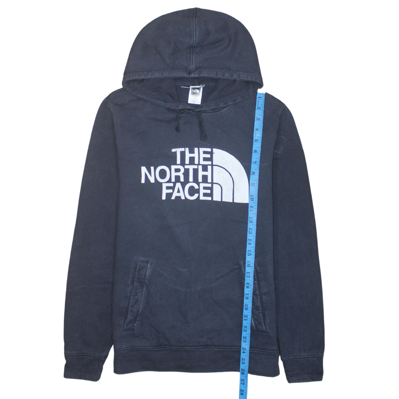 The North Face Men's Black Pullover Hoodie Size M Logo Cotton