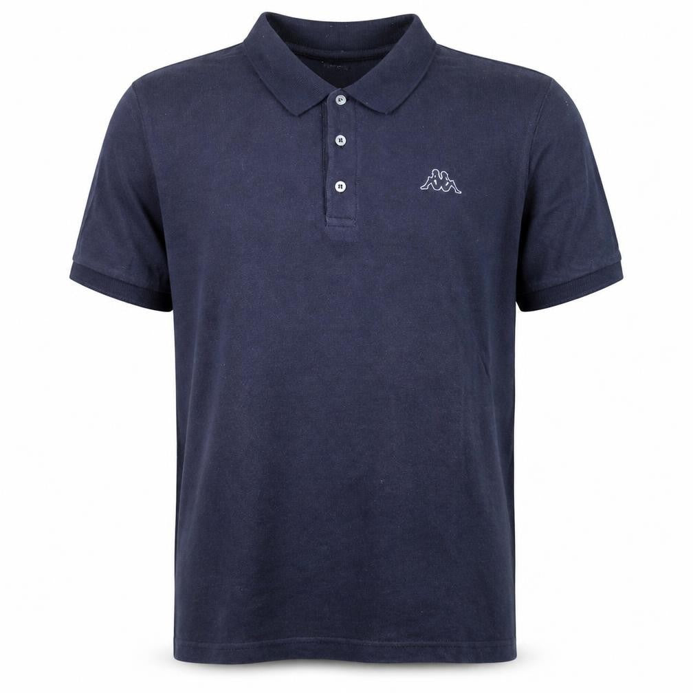 Kappa Men's Blue XL Polo Shirt Regular Fit Cotton Blend Casual