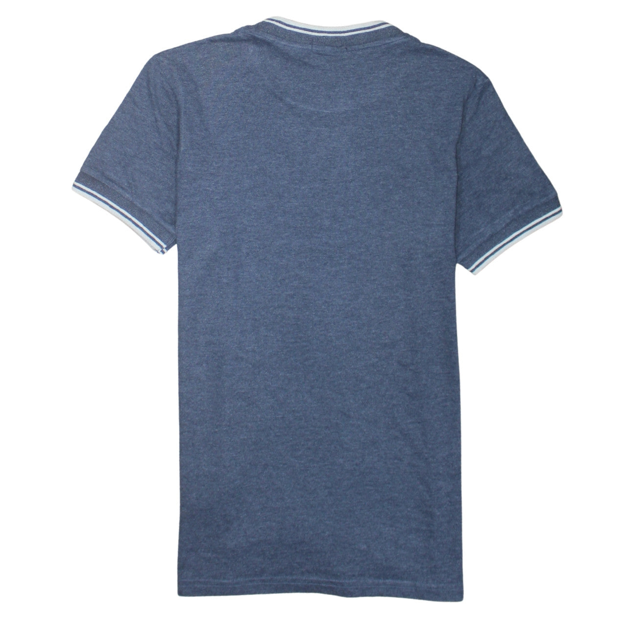 Fred Perry Men's Blue Crew Neck Short Sleeve T-Shirt Size S Classic