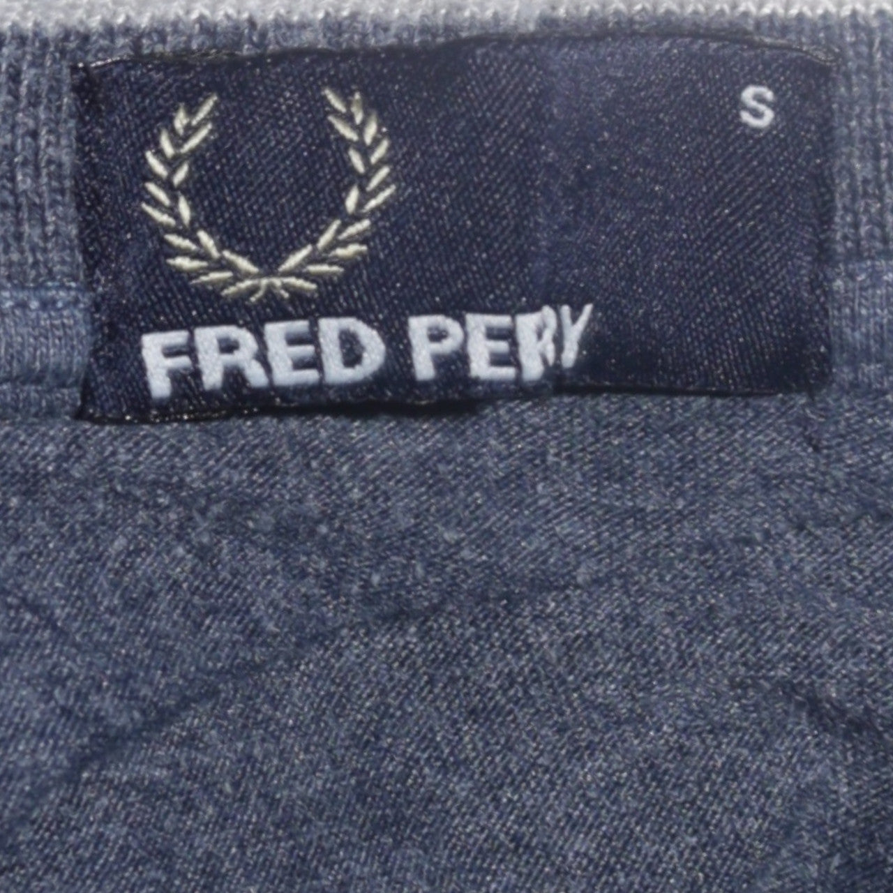 Fred Perry Men's Blue Crew Neck Short Sleeve T-Shirt Size S Classic