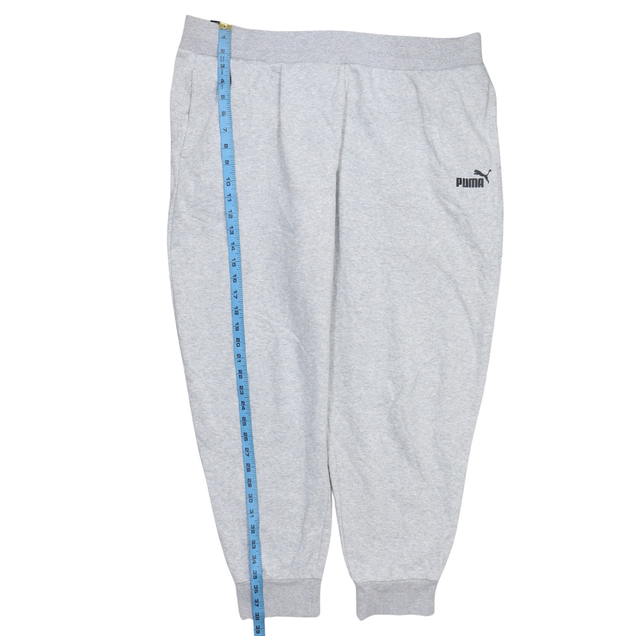 Puma Men’s Grey 2XL Jogger Sweatpants Comfort Tapered Fit