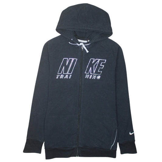 Nike Womens Black Dri-Fit Full Zip Hoodie XL Training Sweatshirt