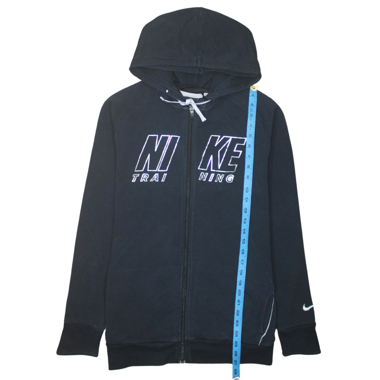 Nike Womens Black Dri-Fit Full Zip Hoodie XL Training Sweatshirt