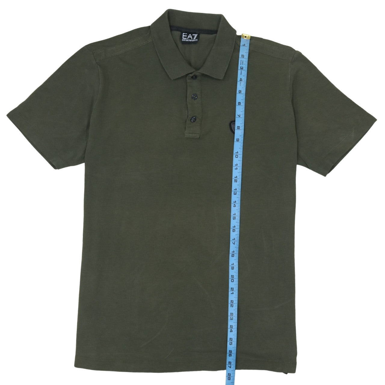 Emporio Armani EA7 Men's Green 2XL Polo Shirt Short Sleeve