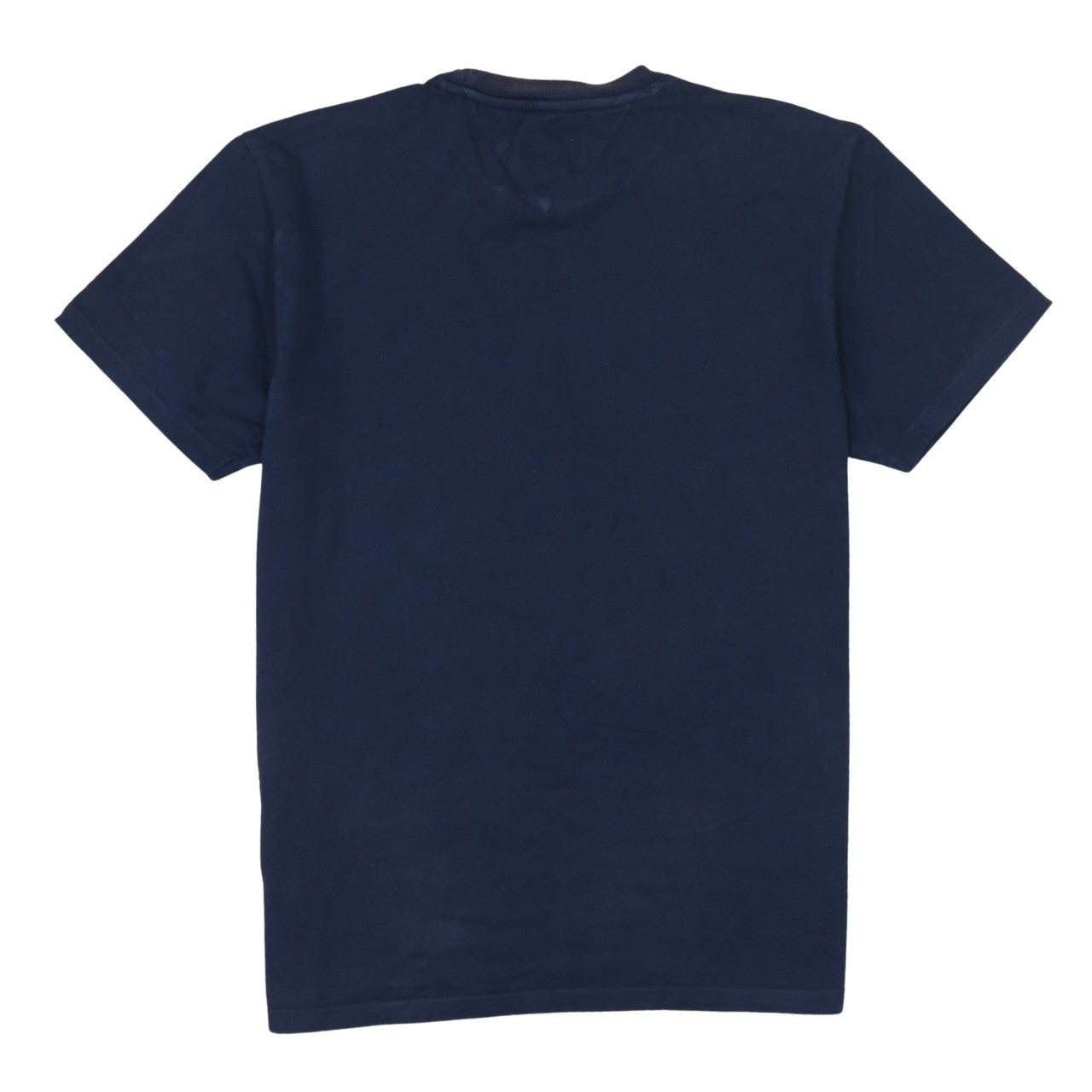 Tommy Jeans Men's Blue Crew Neck Regular Fit Cotton T-Shirt M