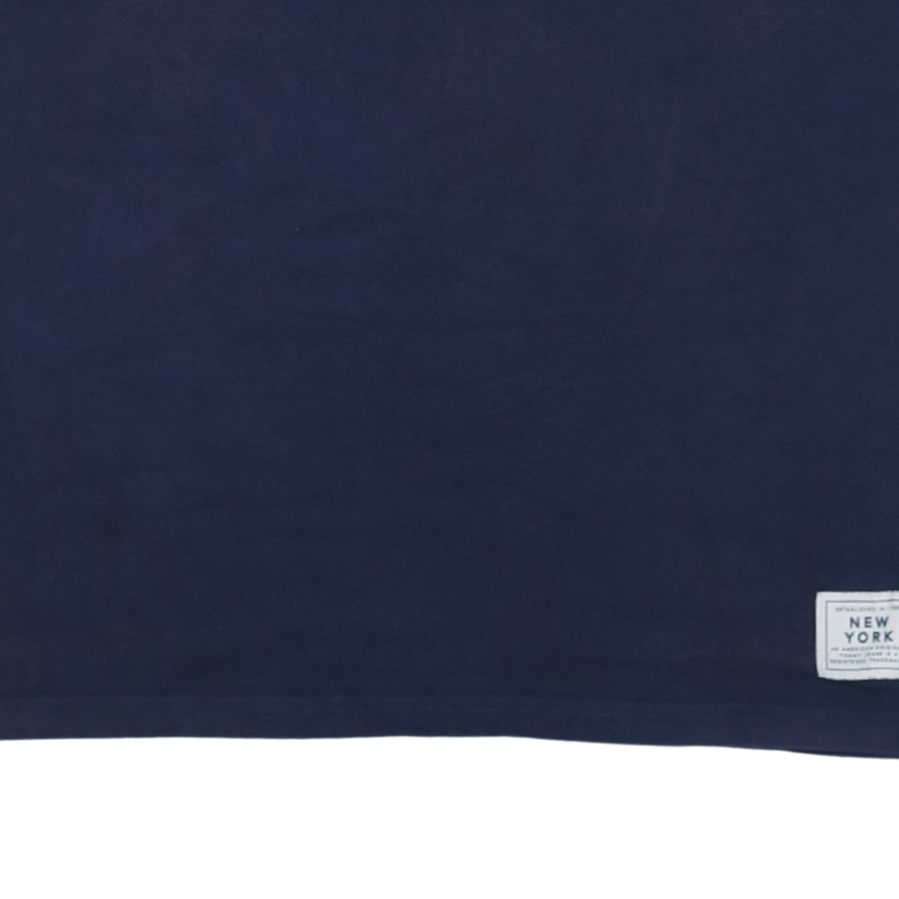 Tommy Jeans Men's Blue Crew Neck Regular Fit Cotton T-Shirt M