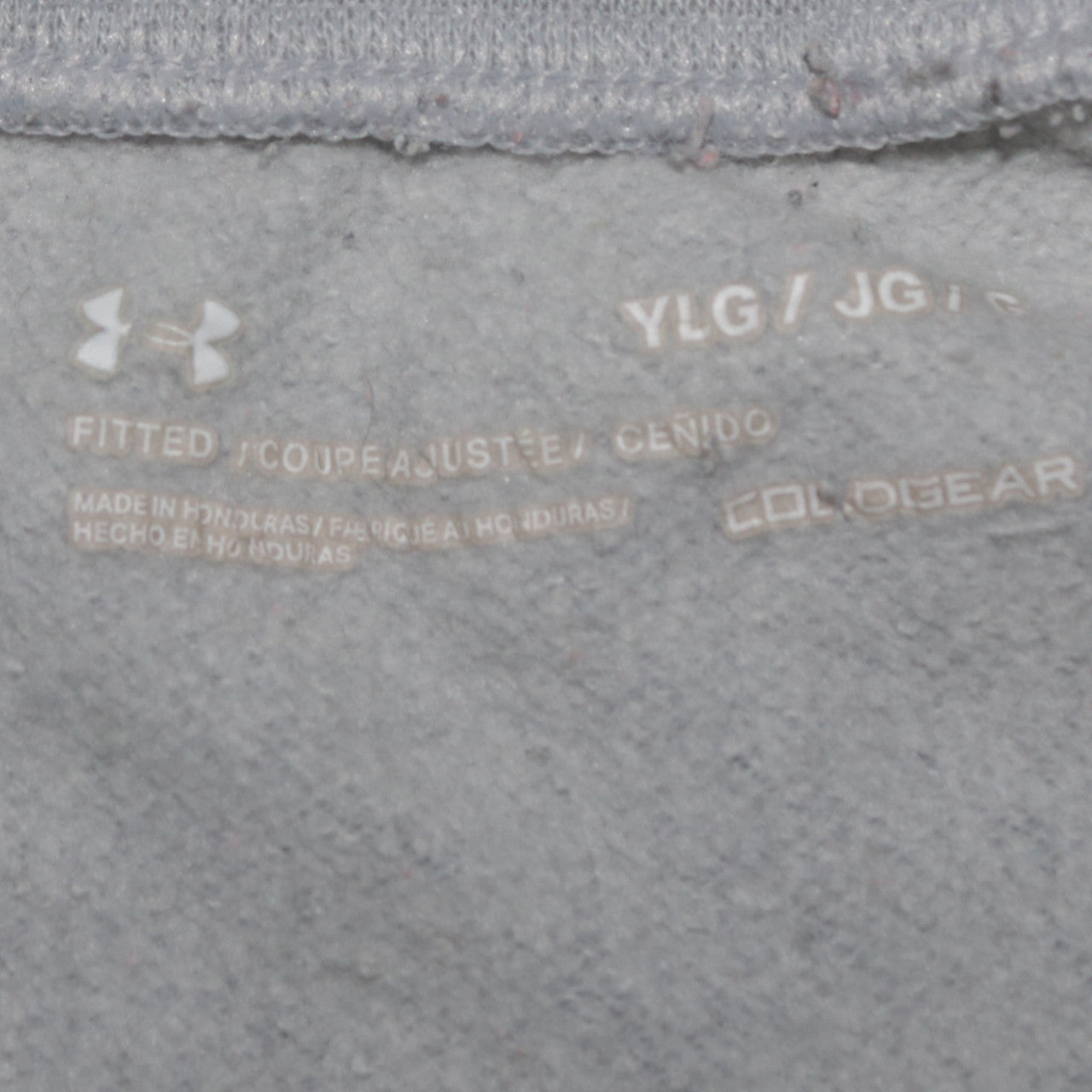 Under Armour Grey Youth Large ColdGear Fleece Jogger Trousers