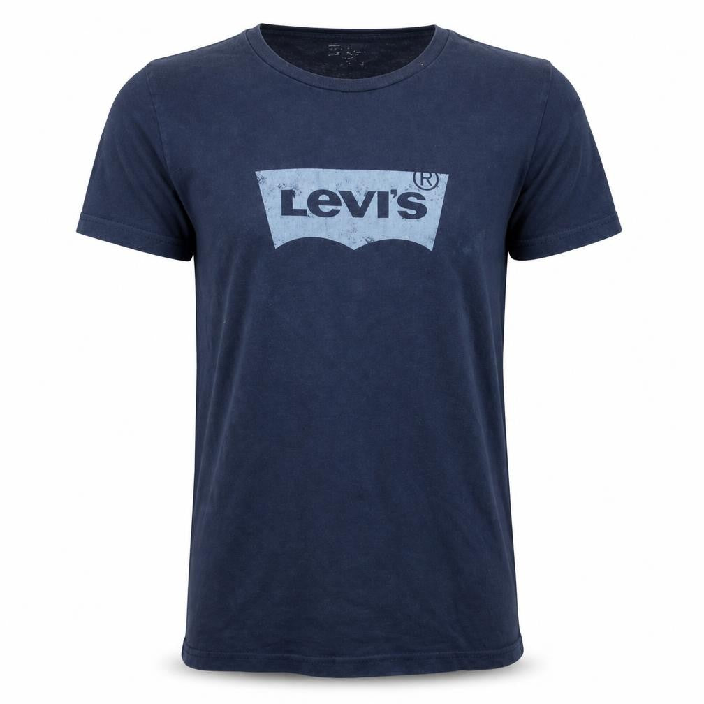 Levi's Blue Logo Graphic Men's Regular Fit T-Shirt Medium