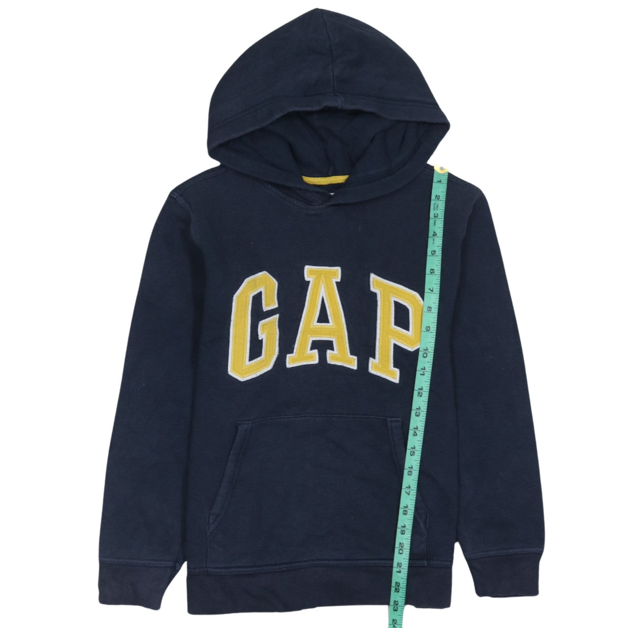 GAP Kids Boys Navy Blue XL Pullover Hoodie with Logo 12-13 Years