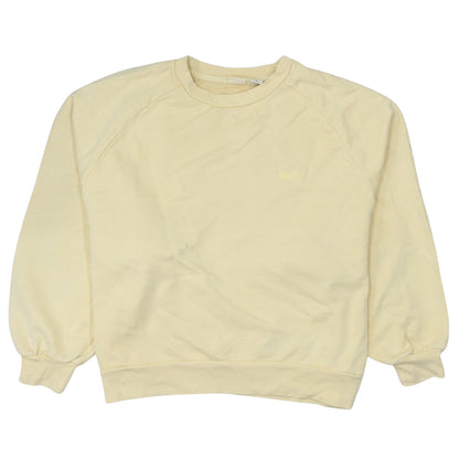 Levi's Womens Beige Crew Neck Pullover Sweatshirt L Cotton