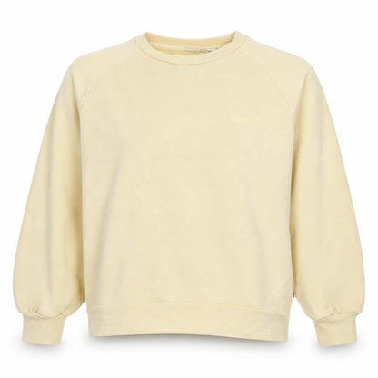 Levi's Womens Beige Crew Neck Pullover Sweatshirt L Cotton