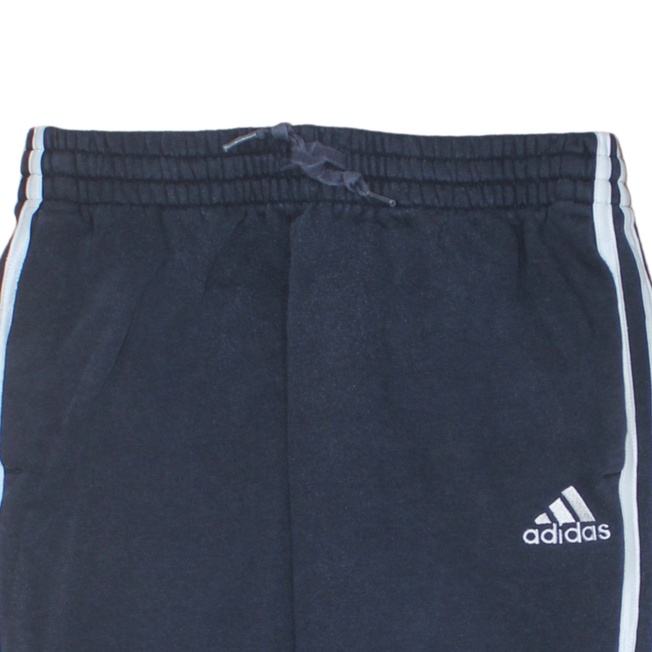 Adidas Men's Blue Medium Track Pants Fleece Elastic Waist