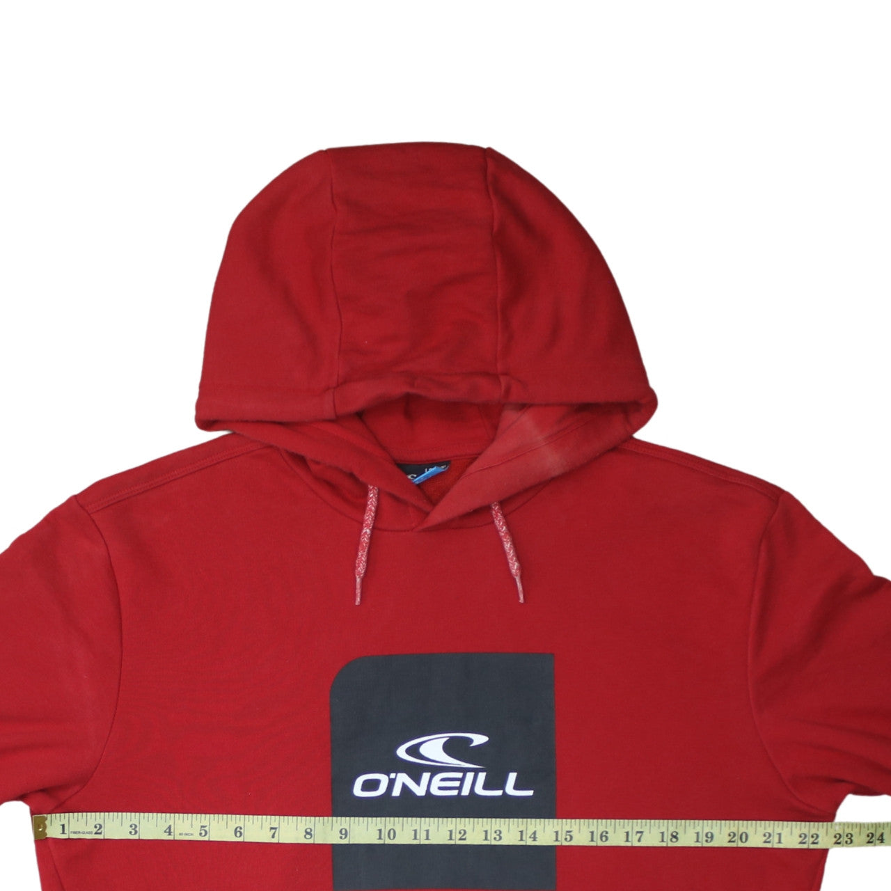 O'Neill Men's Red Pullover Hoodie Medium Surf Graphic Sweatshirt