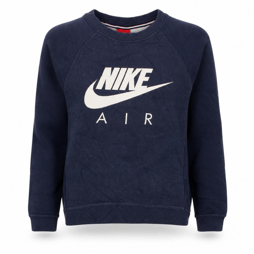 Nike Air Womens Navy Blue XS Pullover Crew Neck Sweatshirt