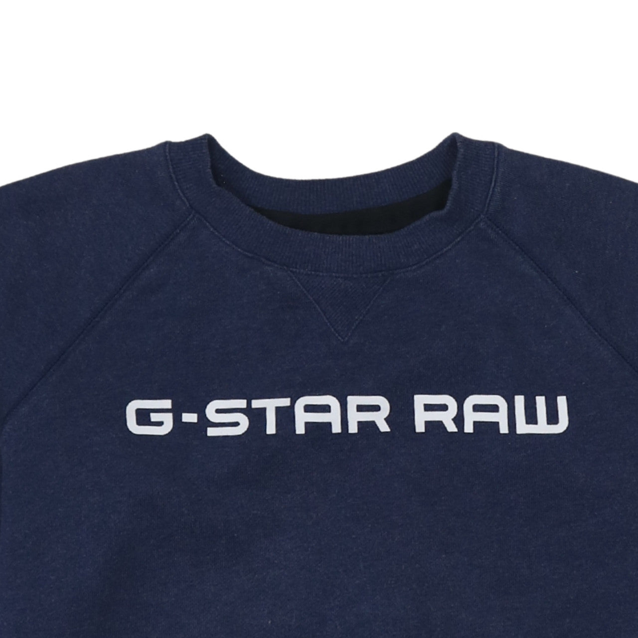 G-Star RAW Women's Navy Blue Raglan Crew Neck Sweatshirt M