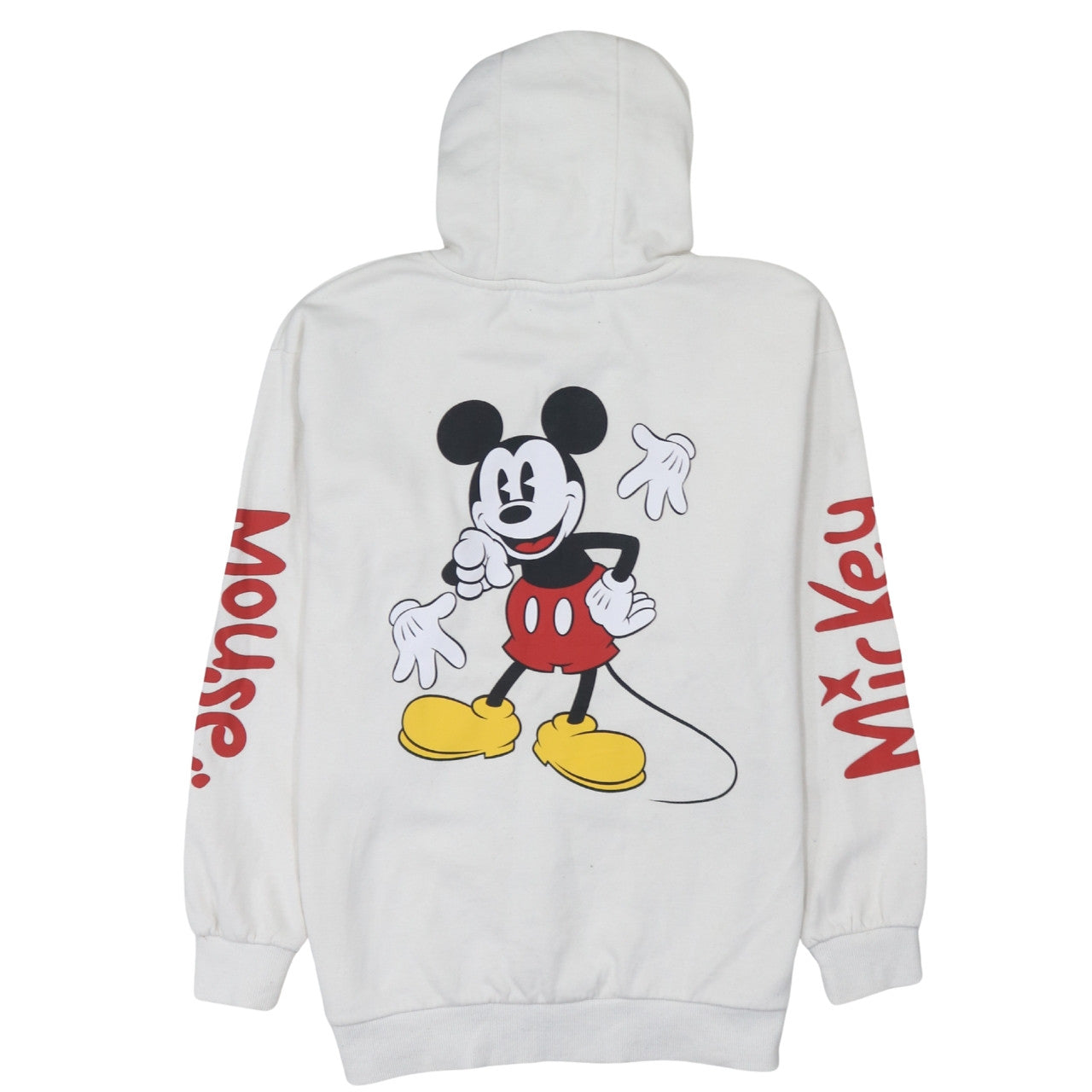 Disney Mickey & Friends Boys White Graphic Pullover Hoodie 12-13 Years