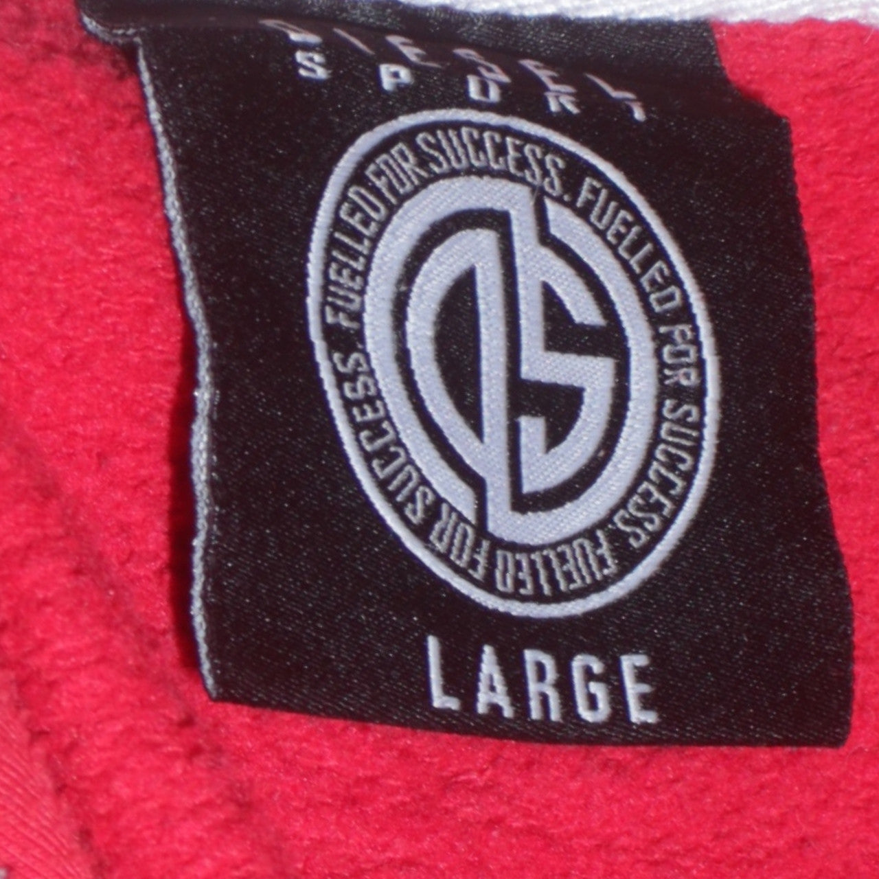 Diesel Men’s Red Pullover Hoodie Sweatshirt Large Logo Fleece