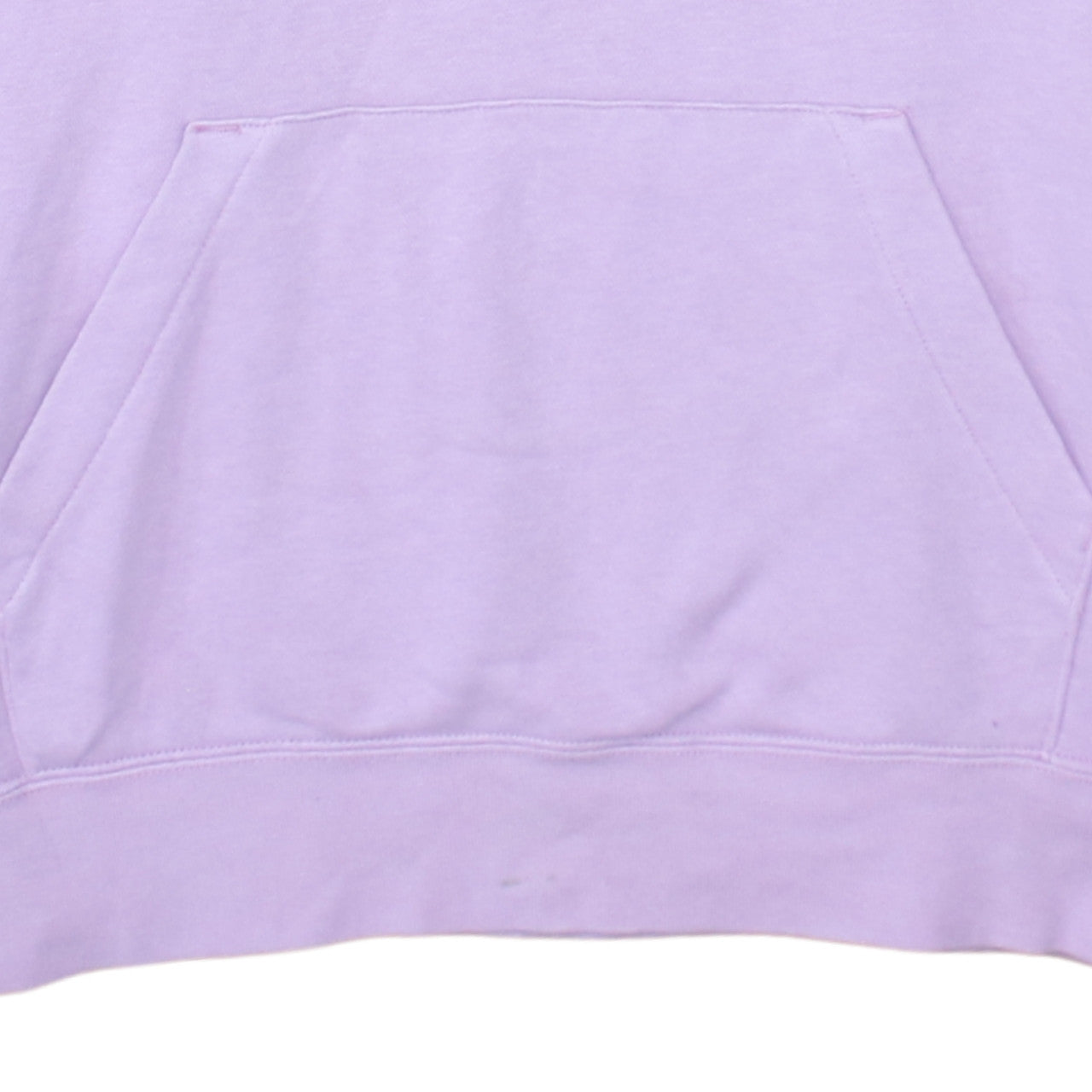 Nike Womens Lilac Pullover Hoodie Size L Logo Print Cotton Blend