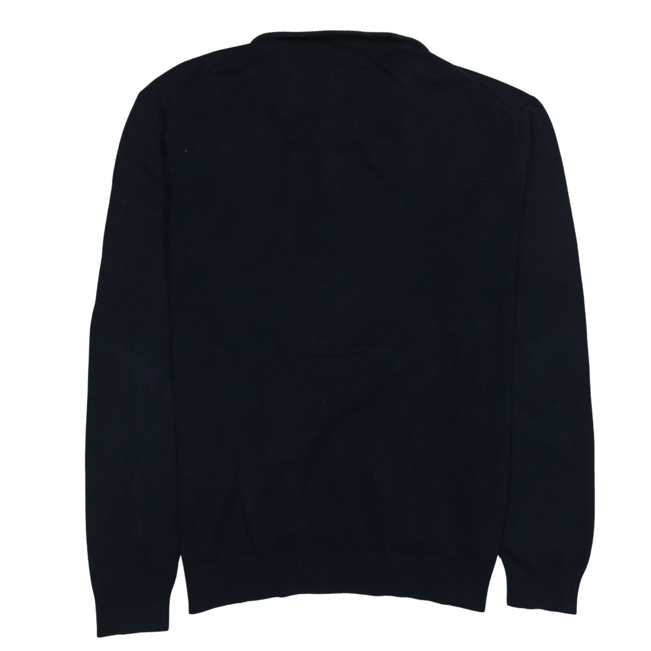 Gant Men's Blue 2XL Full Zip Cotton Knit Jumper