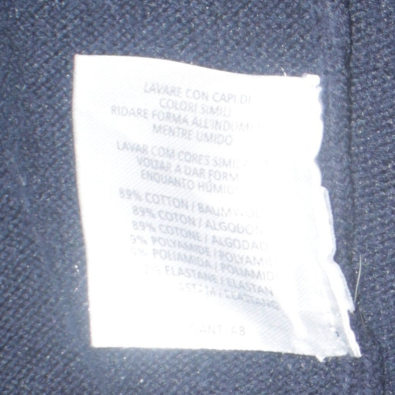 Gant Men's Blue 2XL Full Zip Cotton Knit Jumper