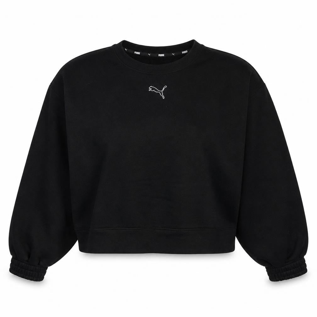 Puma Womens Black Crew Neck Pullover Sweatshirt XL