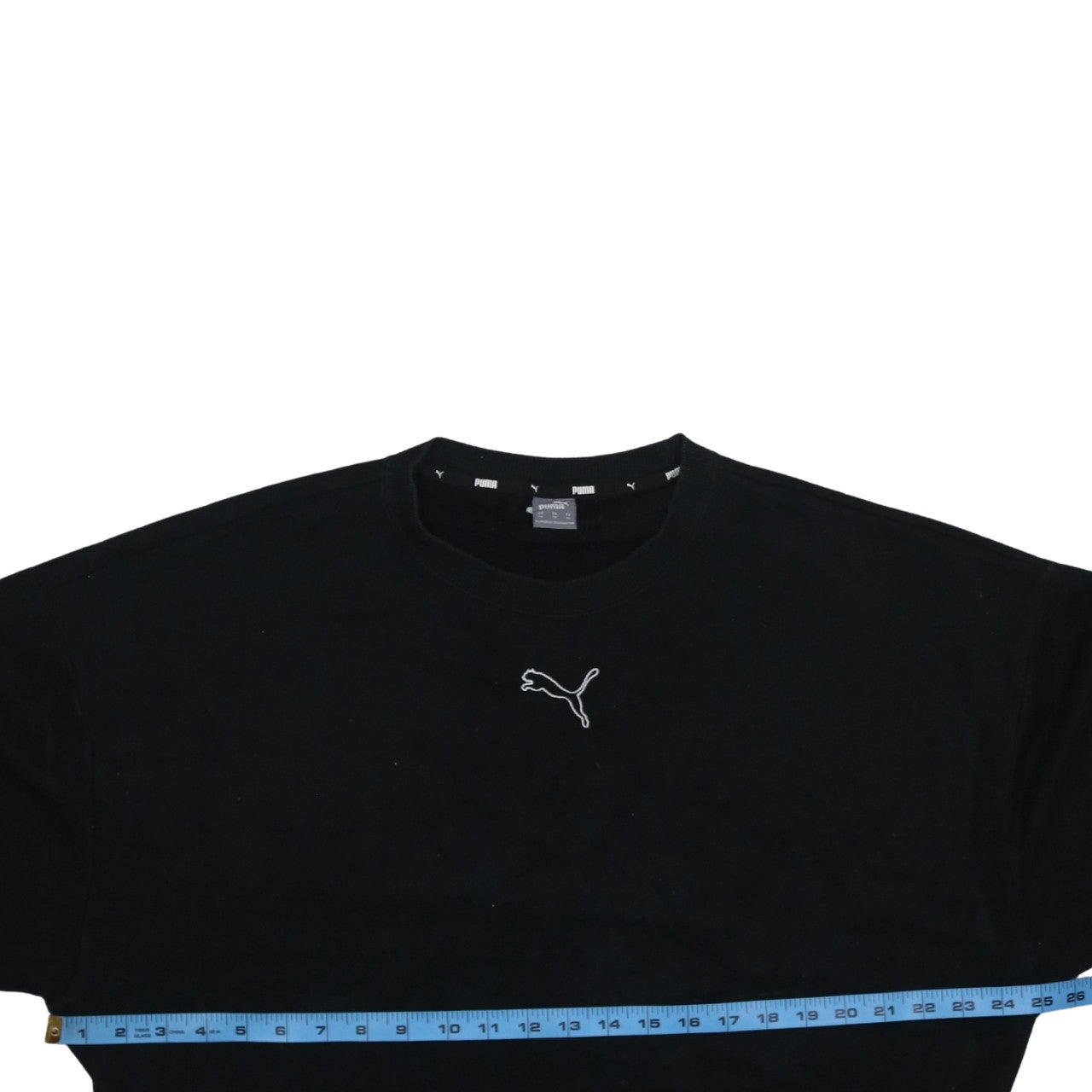 Puma Womens Black Crew Neck Pullover Sweatshirt XL