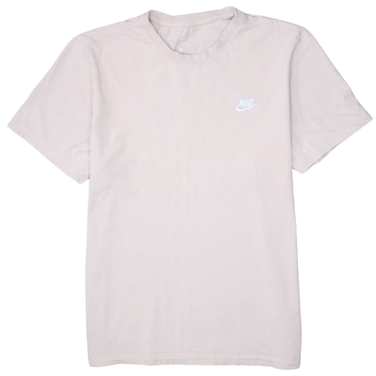 Nike Mens Beige Cotton Crew Neck Short Sleeve T-Shirt M