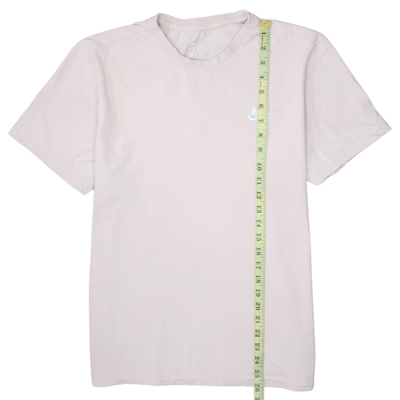Nike Mens Beige Cotton Crew Neck Short Sleeve T-Shirt M