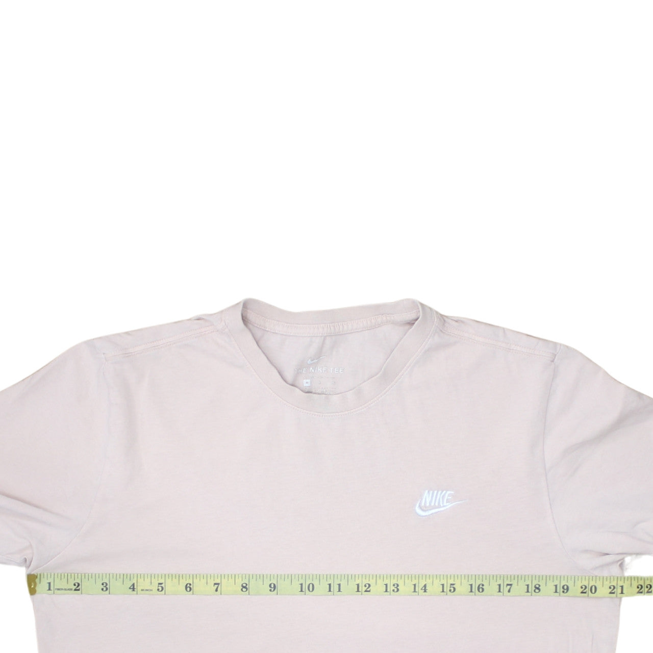 Nike Mens Beige Cotton Crew Neck Short Sleeve T-Shirt M