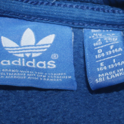 Additional view of Adidas boys’ blue crew neck pullover sweatshirt, size 14, years