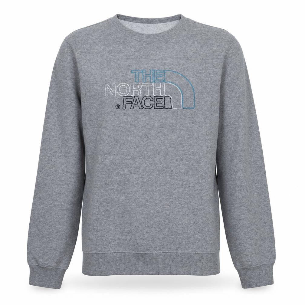 The North Face Men's Grey Crew Neck Pullover Sweatshirt Size S