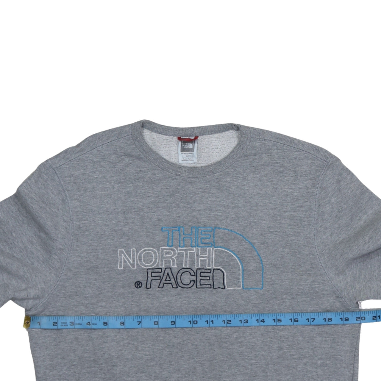 The North Face Men's Grey Crew Neck Pullover Sweatshirt Size S