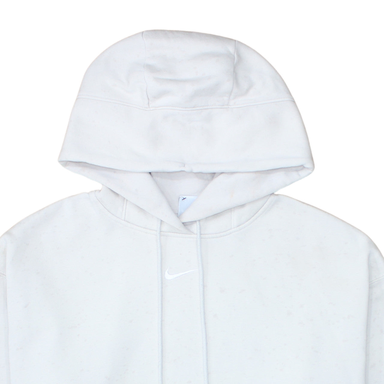 Nike Men's White Pullover Hoodie Long Sleeve Fleece Size L