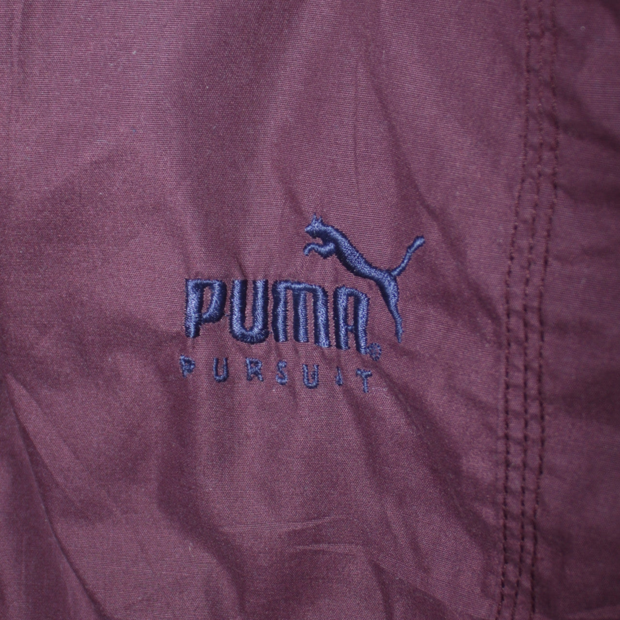 Puma Men's Purple XL Retro Jogger Trousers with Ankle Zips
