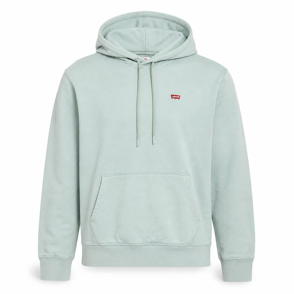 Levi's Men's Green Pullover Hoodie Small Regular Fit Fleece Sweatshirt