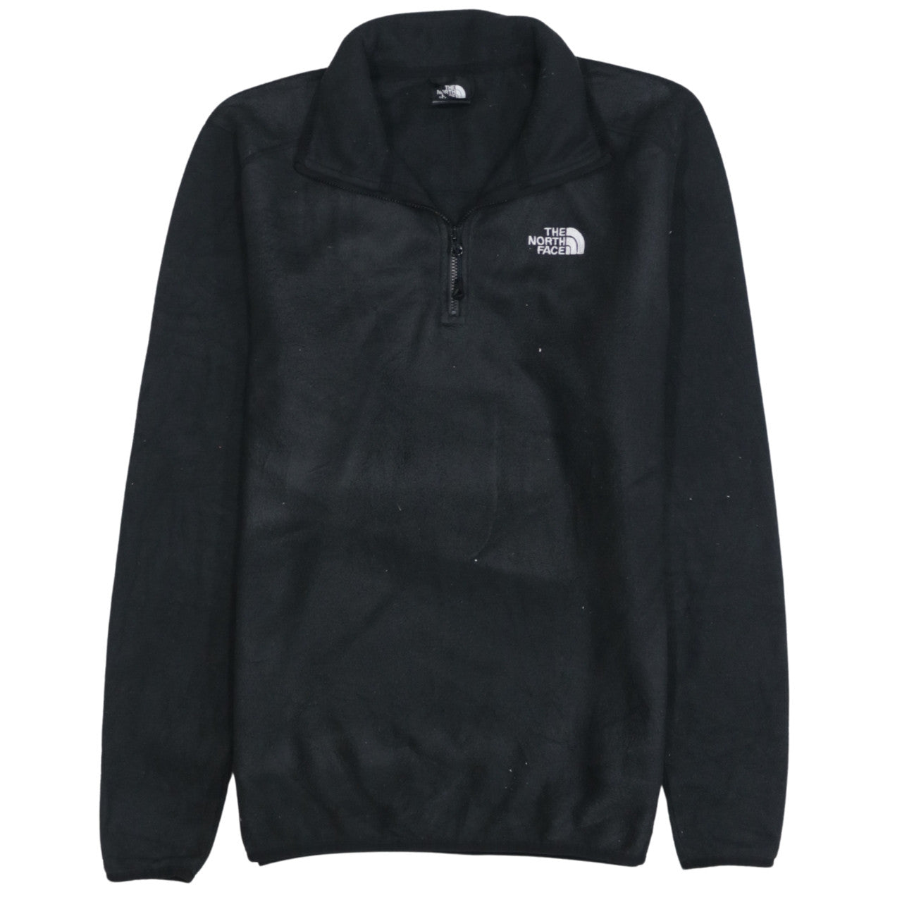 The North Face Men's Black Fleece 1/4 Zip Pullover Sweatshirt Size S
