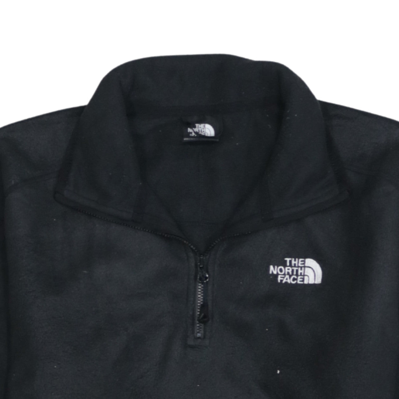 The North Face Men's Black Fleece 1/4 Zip Pullover Sweatshirt Size S