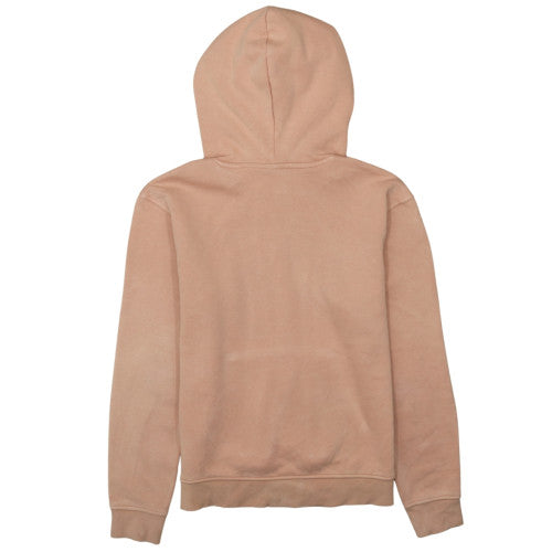 Adidas Womens Beige Pullover Hoodie UK 8 Cotton Fleece Casual