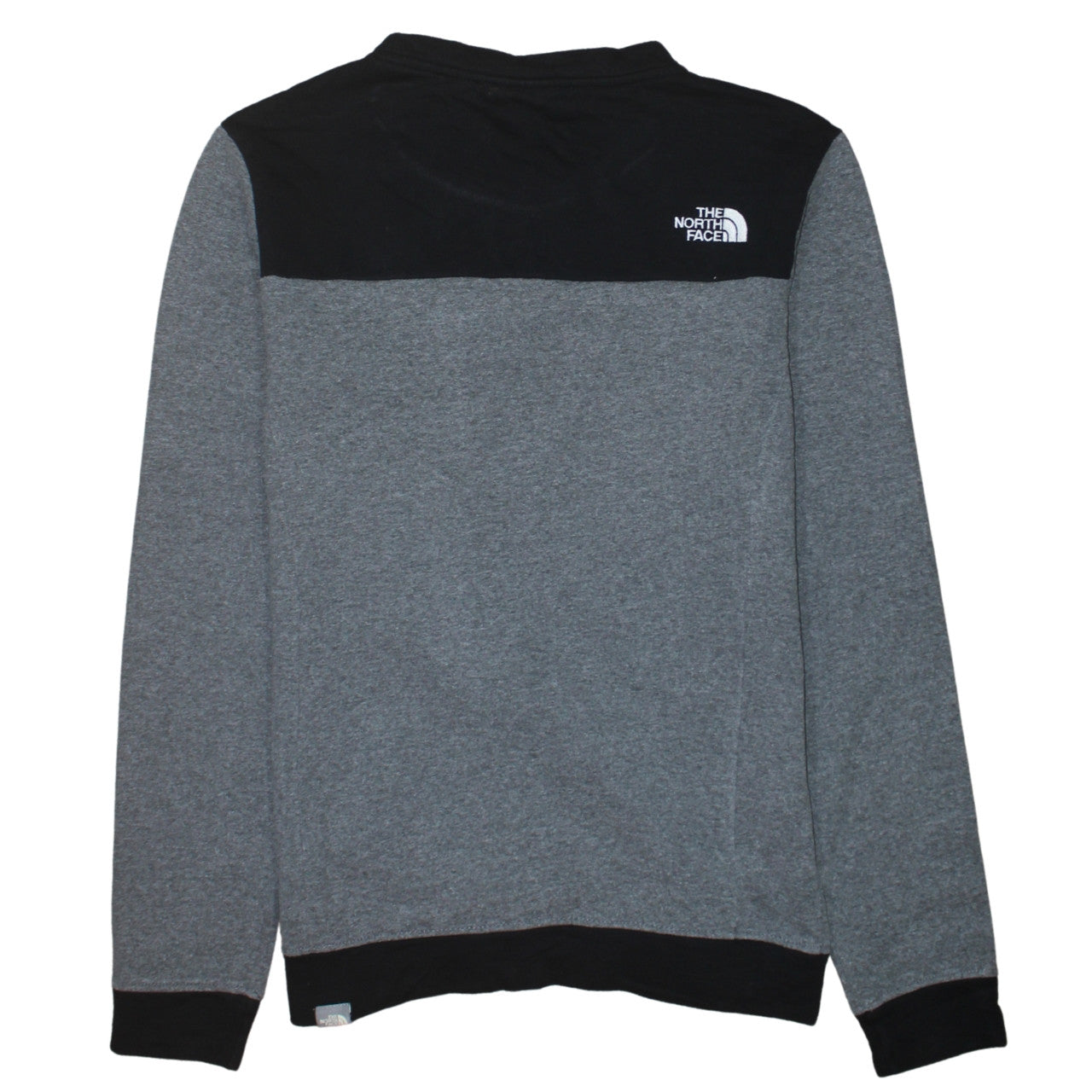The North Face Men's Grey Black 1/4 Zip Fleece Sweatshirt Size S