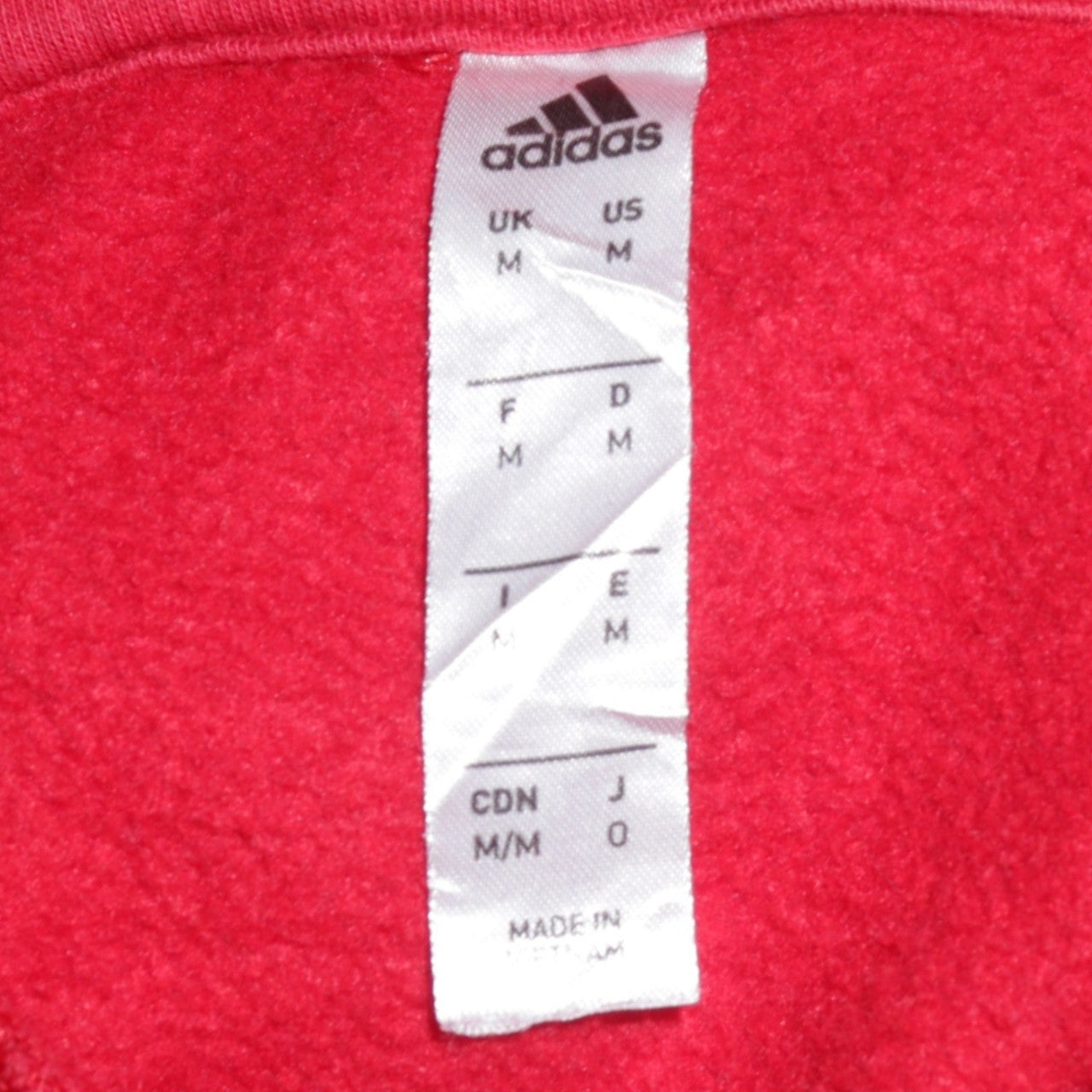 Adidas Men’s Red Aberdeen FC Pullover Hoodie Medium Fleece Sportswear