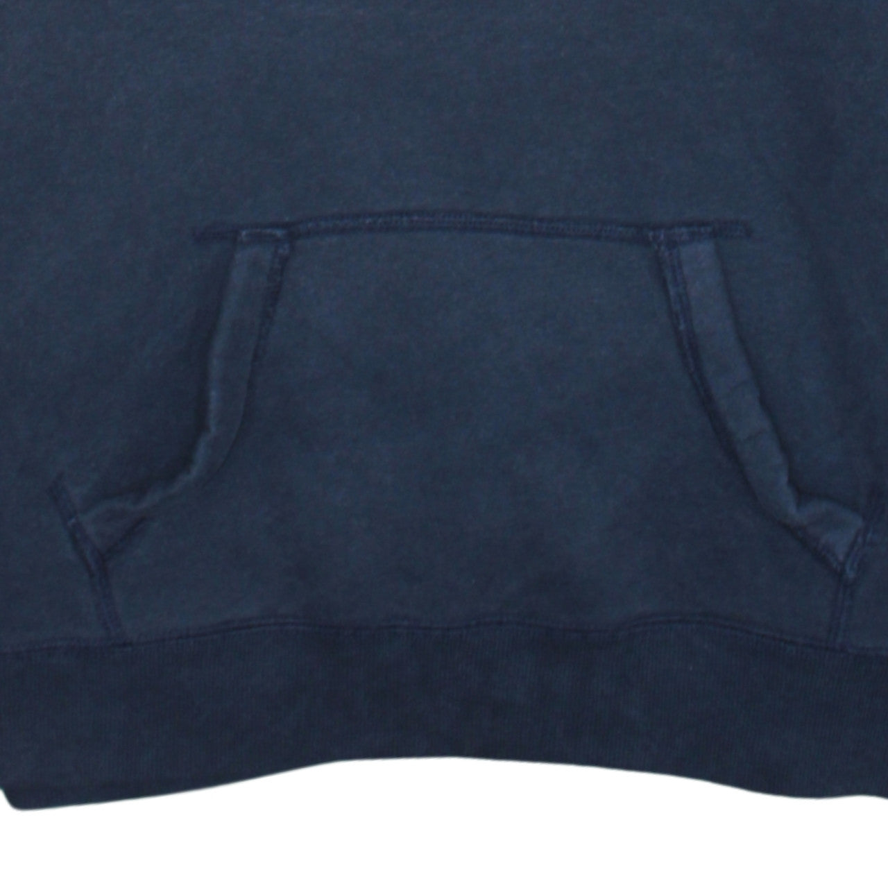 Hollister Men’s Blue Pullover Hoodie Medium Logo Print Fleece