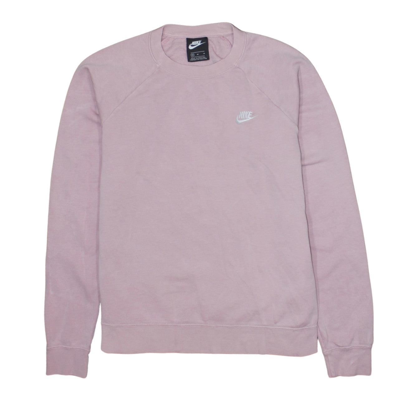 Nike Women's Pink Crew Neck Pullover Sweatshirt Size M