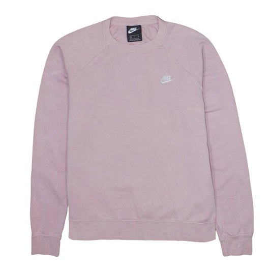 Nike Women's Pink Crew Neck Pullover Sweatshirt Size M