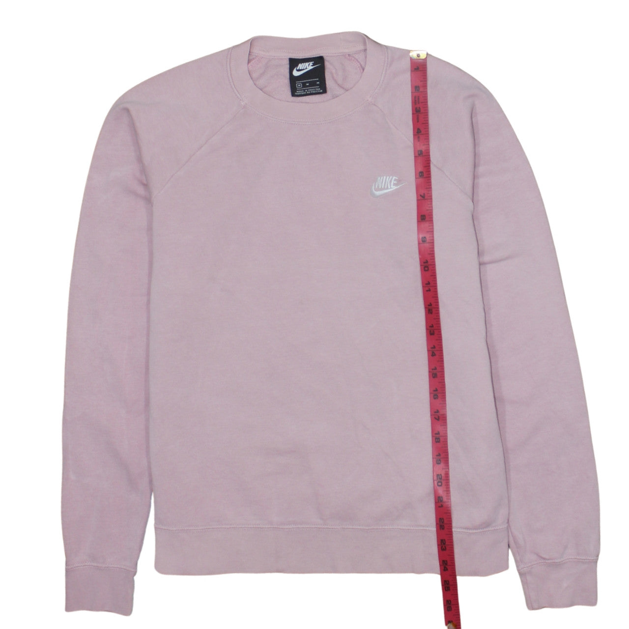 Nike Women's Pink Crew Neck Pullover Sweatshirt Size M