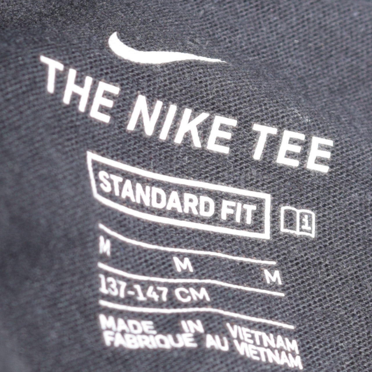 Nike Boys Black 12 Years Just Do It Graphic Sports T-Shirt