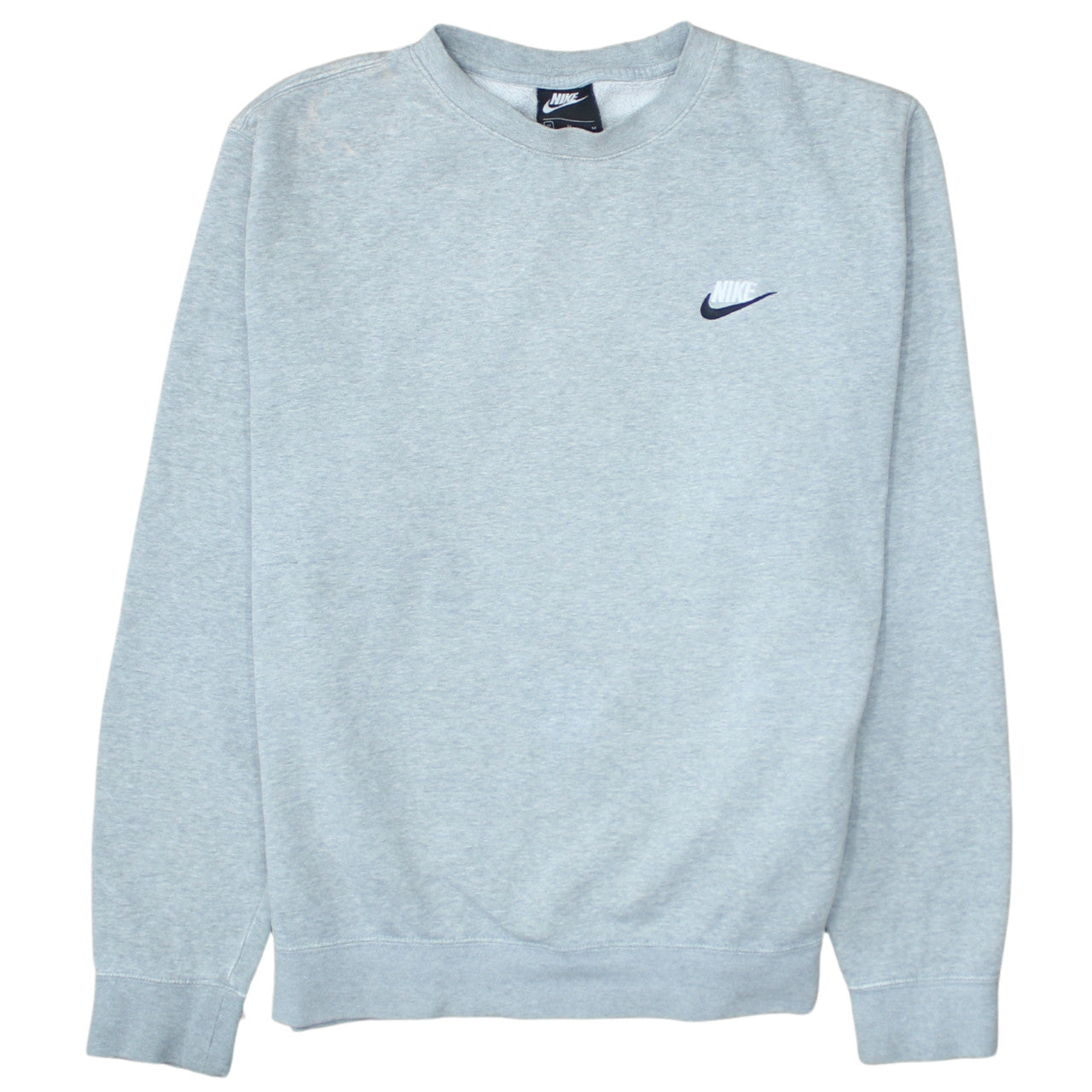 Nike Men's Grey Pullover Crew Neck Sweatshirt Size M