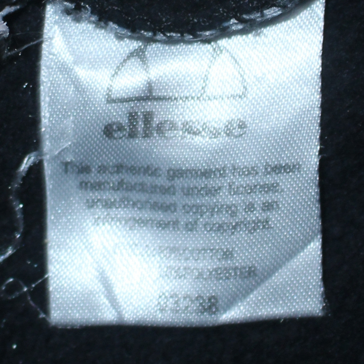 Ellesse Womens Black Logo Crew Neck Pullover Sweatshirt UK 6