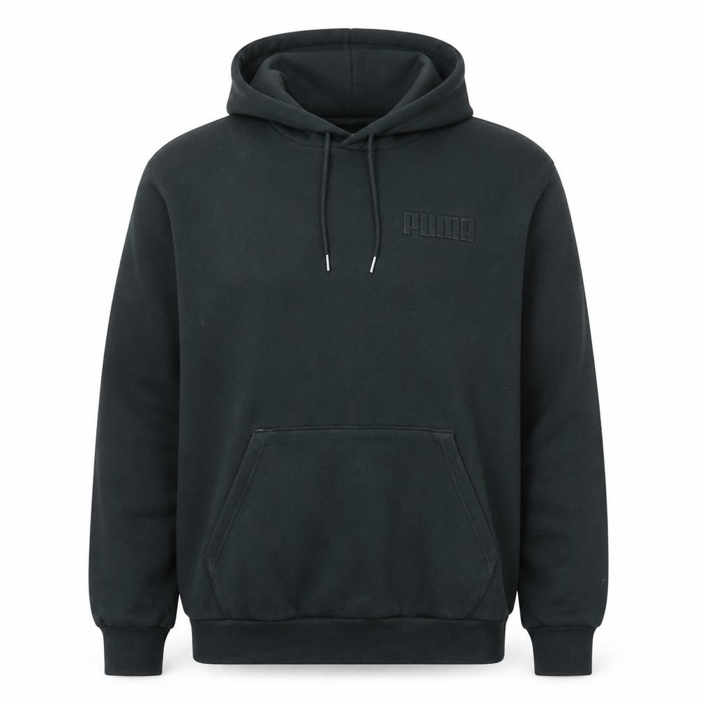 Puma Men's Black XL Pullover Hoodie Fleece Sweatshirt