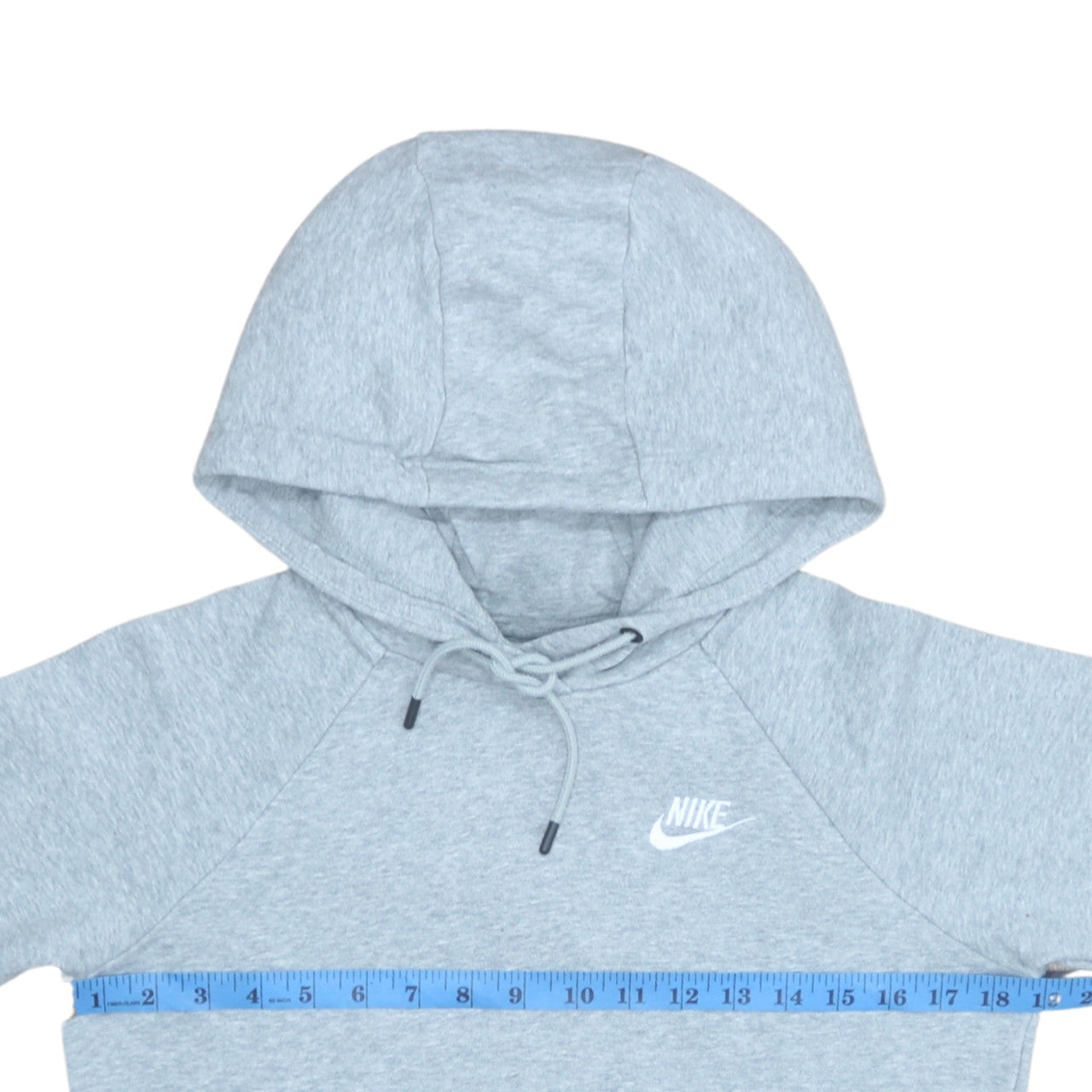 Nike Women's Grey Pullover Hoodie XS Cotton Blend Casual Sweatshirt