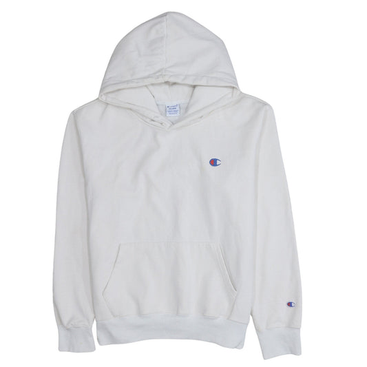 Champion Men's White Pullover Hoodie 2XL Classic Logo Sweatshirt